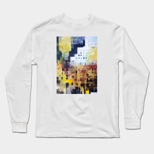 Urban landscape with Torre Velasca Long Sleeve T-Shirt